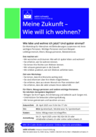 Flyer Meine Zukunft - Wie will ich wohnen?